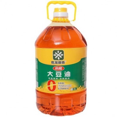 厂家批发东北冷榨大豆油5L装 非转基因 无添加健康压榨食用油 1桶图5