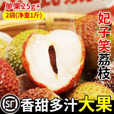 【顺丰24小时到家】妃子笑荔枝贵妃荔枝新鲜水果当季孕妇冰冻5斤  1斤图5