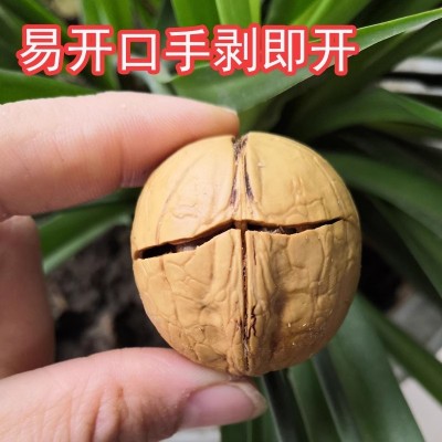 新疆185纸皮核桃阿克苏特产纸皮薄壳手捏核桃坚果零食 1袋图4