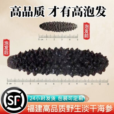 批发深海纯淡干海参高泡发12cm节日送礼滋补品质淡干海参礼盒 1盒图5