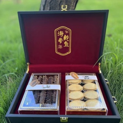 年货海鲜礼盒大连特产速食海参鲍鱼双拼干货中秋礼品送长 辈礼品 1件图5