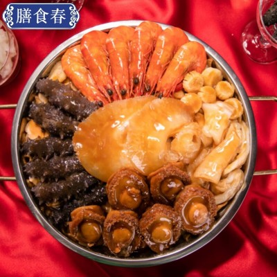 膳食春正宗佛跳墙六参六鲍金玉满堂大盆菜半成品菜加热即食海参 1包图2