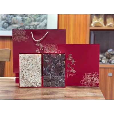厂家直销鹿茸血片50g软支西洋参片200g中秋爆款双拼礼盒送礼代发 2盒图3