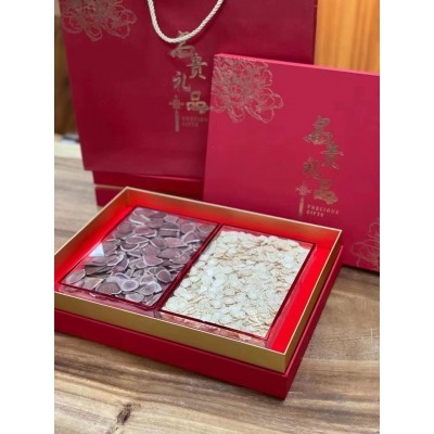厂家直销鹿茸血片50g软支西洋参片200g中秋爆款双拼礼盒送礼代发 2盒图4