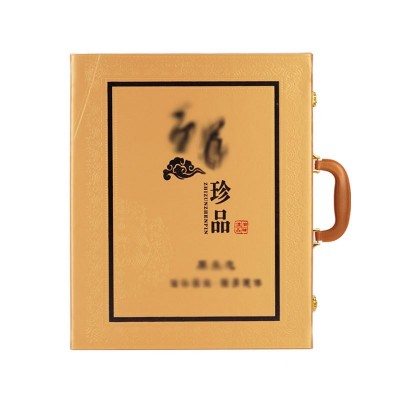 东北特产 五宝礼盒人参鹿茸片鞭片灵芝切片人参花过节送礼厂家批 2盒图5