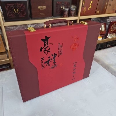 东北特产 五宝礼盒人参鹿茸片鞭片灵芝切片人参花过节送礼厂家批 2盒图3