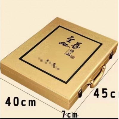 东北特产 五宝礼盒人参鹿茸片鞭片灵芝切片人参花过节送礼厂家批 2盒图4