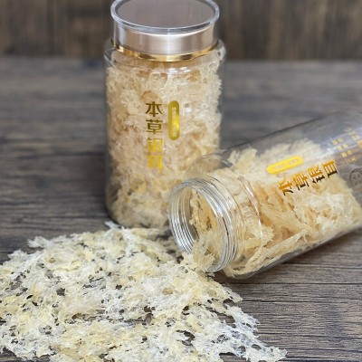 本草银耳免洗免煮即食50g罐装银耳低卡高纤补干银耳冲泡本草 2件图2