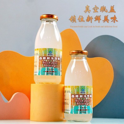 林源春白桦汁瓶装320ml童年的味道吉林直发源头厂家批发 1箱