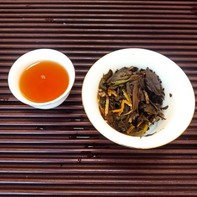 新会陈皮福鼎白茶陈皮白茶白牡丹贡眉寿眉小方片礼盒装送礼批发 1件图3