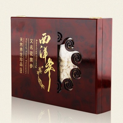 花旗参送礼长白山特产西洋参片含片切片 非500克 西洋参礼盒 1盒图4