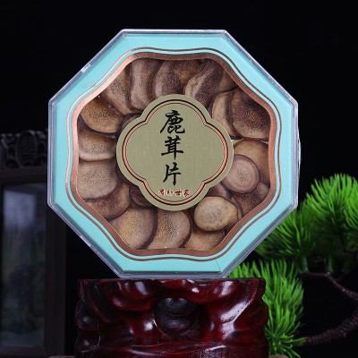 东北特产 人参四宝礼盒鹿茸片人参蜜片西洋参灵芝孢子粉过节送礼 1盒图2