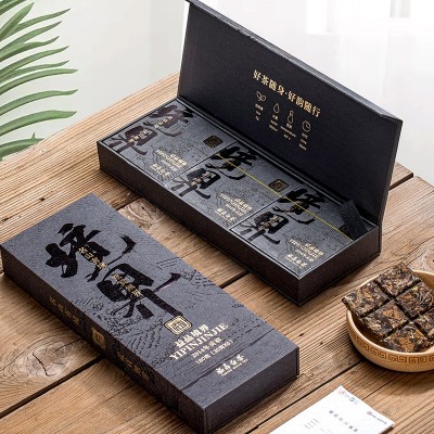 福鼎白茶正宗老白茶境界茶叶紧压小方片礼盒装送长辈一条180克 1盒