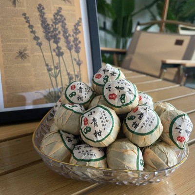 2019年三江小青柑普洱茶柑普茶熟茶小青柑散装礼盒产品 1袋