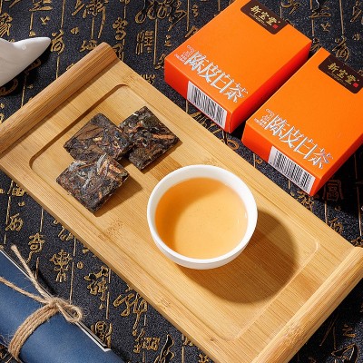 现货速发 新宝堂陈皮白茶黑茶批发 礼盒装供应自饮送礼皆宜 1件图4