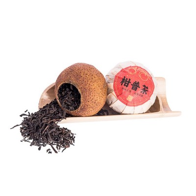 世家陈皮 陈香大红柑普洱茶新会柑普茶生晒普洱熟茶陈皮茶厂家 2斤图4