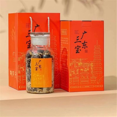 批发礼盒装广东三宝扎纯手工制作腌制广东新会特产陈皮扎橄揽500g 2盒图3
