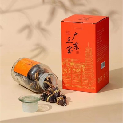 批发礼盒装广东三宝扎纯手工制作腌制广东新会特产陈皮扎橄揽500g 2盒图2