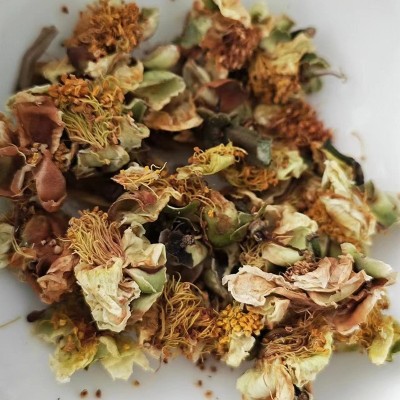 新花 普洱古树茶 古茶树 茶花 357克茶花饼茶 花茶 1个图3