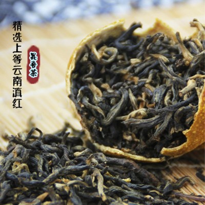 【恒韵和】柠檬红茶小柠红黄金柠檬片茶古树云南滇红茶批发散装 1斤图2