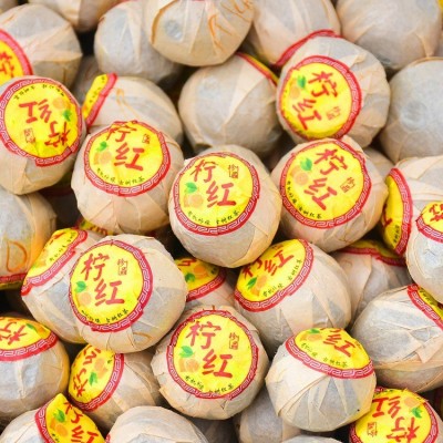 【恒韵和】柠檬红茶小柠红黄金柠檬片茶古树云南滇红茶批发散装 1斤