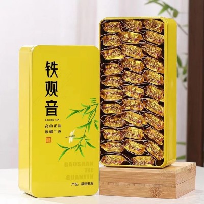 安溪铁观音新茶清香型兰花香春茶正味铁观音茶叶礼盒装500g乌龙茶 1件
