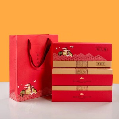 2025黑芽茶叶金骏眉新茶小菜茶单芽花香红茶原味礼盒装一件代发  1斤