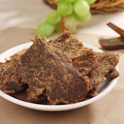 手撕牛肉片风干肉散装批发 展会景区货源麻辣五香味猪肉干猪肉脯 2斤图4