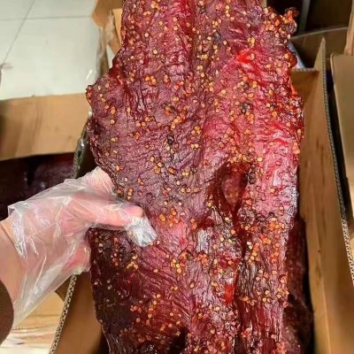 大块肉批发 跑江湖地摊真空酱香肉 麻辣里脊牛肉风味大块肉猪肉干 70份图2
