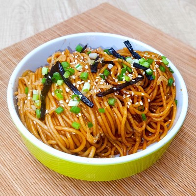 骄启葱油拌面酱料炸酱面酱调味酱酱汁卤子下饭酱拌面调料酱 1袋图2
