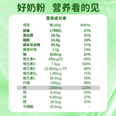 初乳高钙羊奶粉含免疫球蛋白无蔗糖益生菌富硒成人补钙400g女士 2盒图4