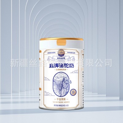 启牌骆驼奶全脂骆驼乳粉原味营养奶粉不含蔗糖新疆奶粉厂家300克 1罐图2