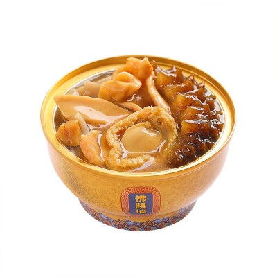 新款港式佛跳墙金汤汁老佛汤即食深海鱼胶鲍鱼海参海鲜盆菜中秋礼 5碗图5