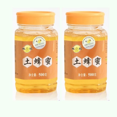 农家天然土蜂蜜500克*2 2瓶