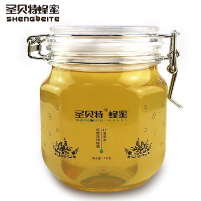 圣贝特1000g洋槐蜂蜜卡扣瓶装农家蜂蜜洋槐蜂蜜灌装分装土蜂蜜 2瓶图5