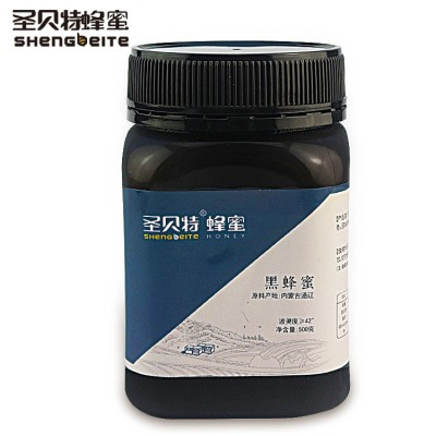 圣贝特500g黑蜂蜜 荞麦蜜PET瓶蜂蜜源头厂家蜂蜜罐装 1000瓶图5