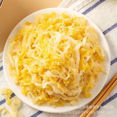 柏一村正宗酸菜丝东北酸菜大缸腌制500g酸菜饺子酸菜粉条真空包装 3袋图5