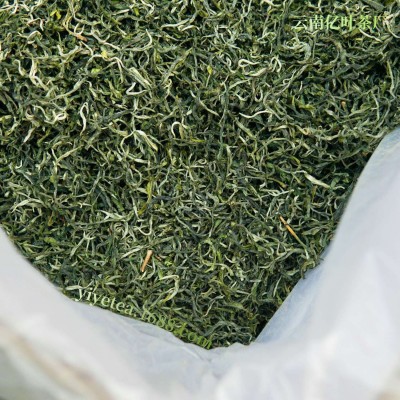 2025年云南滇绿银丝绿茶翠茗散装批发高山头春茶一级滇青春尖毛峰 1斤图3