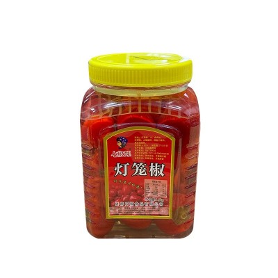 灯笼椒商用腌制泡菜泡辣椒珠子椒圆椒子弹头草莓椒批发餐饮泡辣椒 1袋图5