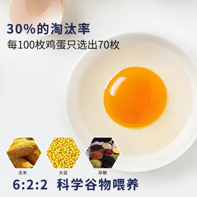 【出口级】可生食鸡蛋30枚农家谷物喂养无菌蛋无抗营养好吃可代发 1箱图3