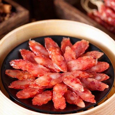 江门侨乡特产健城散装整箱10斤农家甜咸口味广东广式风味切肉香肠 2箱图2