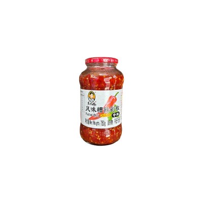 陶华碧老干妈风味糟辣椒750g*12瓶 剁椒鱼头酱拌面下饭菜贵州特产 1箱