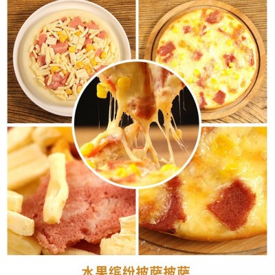 工厂直营牛肉披萨 包邮半成品9英寸芝士碎拉丝家用披萨烘焙胚披萨 5个图2