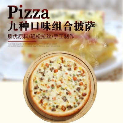 包邮9种口味披萨饼胚 加热即食披萨 披萨半成品家用9英寸披萨 5个图5