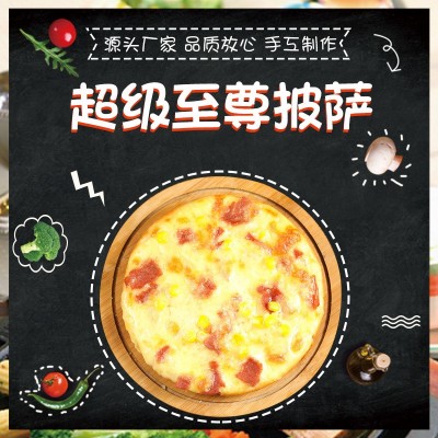 包邮9种口味披萨饼胚 加热即食披萨 披萨半成品家用9英寸披萨 5个