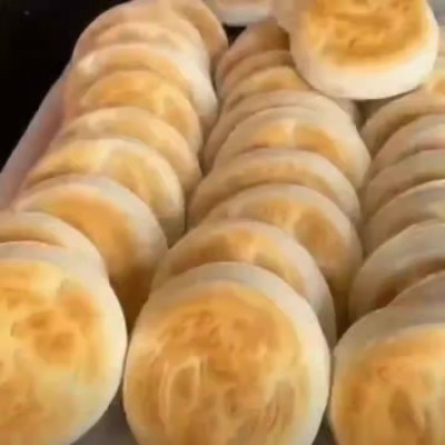 山东特产潍坊全麦千层火烧纯手工杠子头面食硬面麦香馒头烧饼家用 1个图2