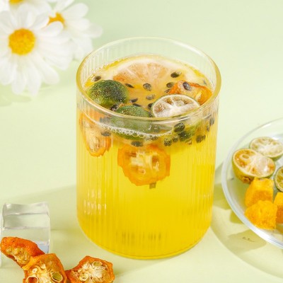 金桔柠檬百香果茶盒装网红冻干夏季水果茶源头厂家现货批发 2盒图4