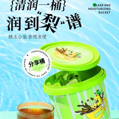 纯梨膏苹果膏山楂膏老人儿童款厂家直销桶装便携210克10条秋梨膏 2桶