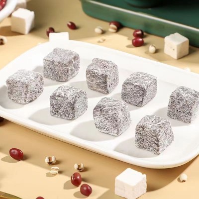 茯苓糕网红薏湿糕茯苓红豆芡实淮山药八珍糕小零食品传统糕点 2盒图2