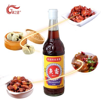 味当家泰园金牌鱼露725ml 潮汕闽菜东南亚菜海鲜生腌 批发可自提 1箱图3